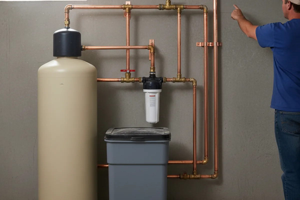 Whole-house water treatment system installed in The Plains